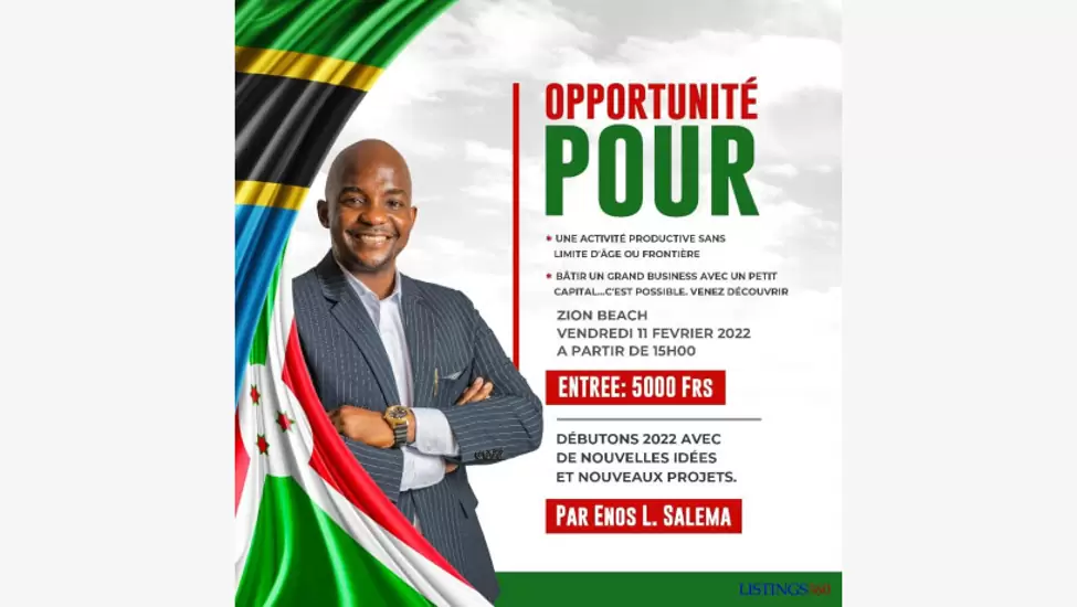 Business opportunity /Opportunite d affaire